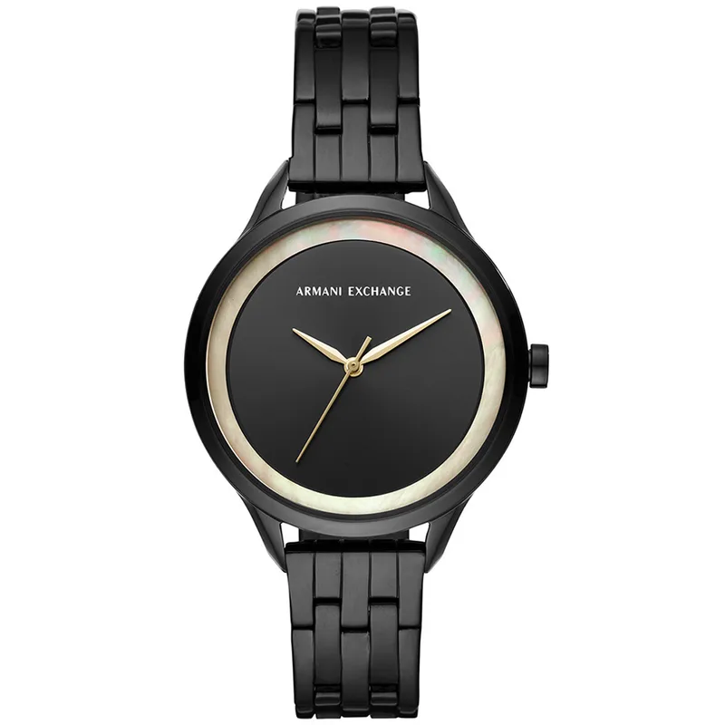 ARMANI EXCHANGE Harper Black Stainless Steel Bracelet AX5610
