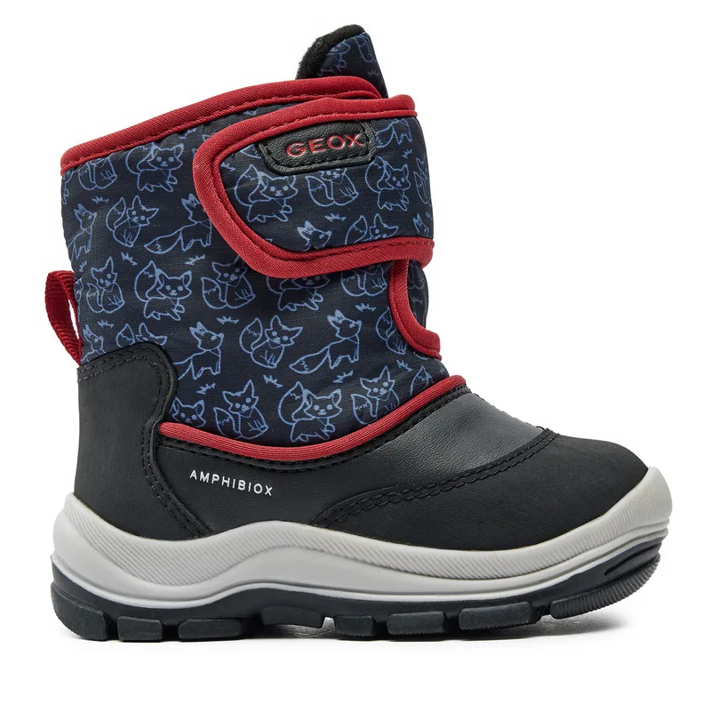 Μπότες Χιονιού Geox B Flanfil Boy B Abx B263VE 0BCMN C0048 M Μαύρο