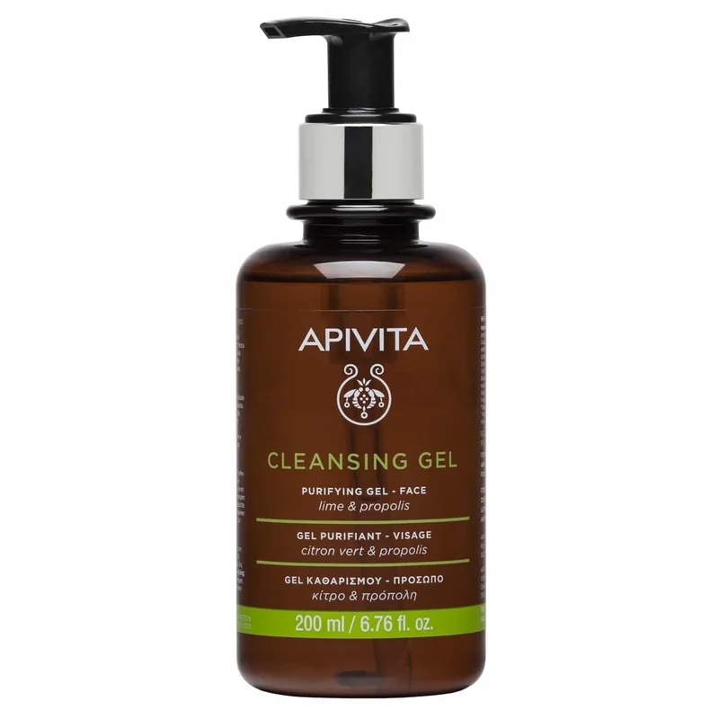 APIVITA Cleansing Face Gel Με Πρόπολη & Lime 200ml