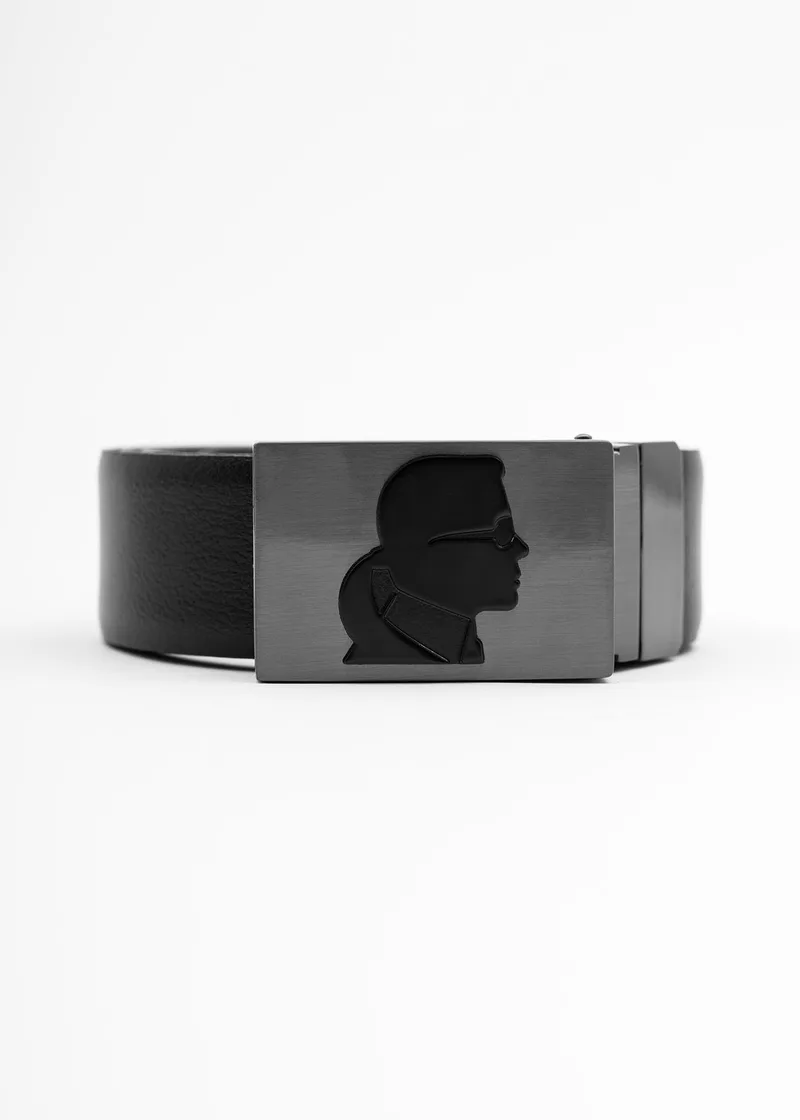 Karl Lagerfeld Ζώνη της σειράς Rev - 815302 544433 990 Black