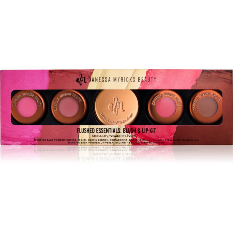 Danessa Myricks Beauty Flushed Essentials σετ διακοσμητικού μακιγιάζ