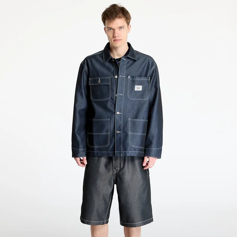 Μπουφάν Guess Originals Metallic Chore Jacket Go Metallic Blue M