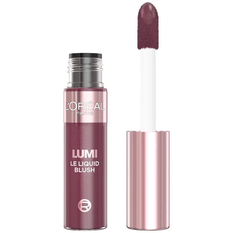 L'Oreal Paris Lumi Le Liquid Blush Υγρό Ρουζ με Λαμπερό Χρώμα Κατάλληλο για Ευαίσθητο Δέρμα 11ml - 645 Glowy Cool Berry