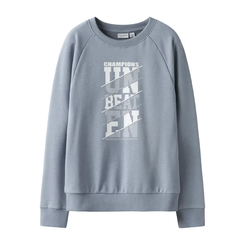 Μπλούζα φούτερ αγόρι name it-13246347-Dusty Blue