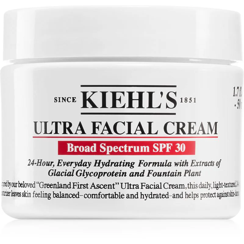 Kiehl's Ultra Facial Cream ελαφριά ενυδατική κρέμα ημέρας SPF 30 50 ml