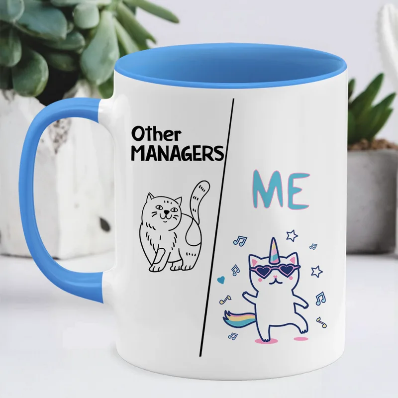 Other Managers VS Me - Κούπα - Μπλε - Απλή