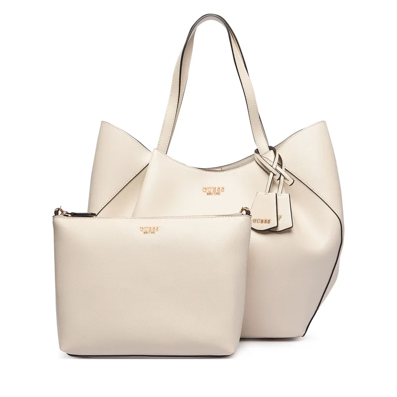 Τσάντα Guess Amorette HWBG78 98240 Κρεμ