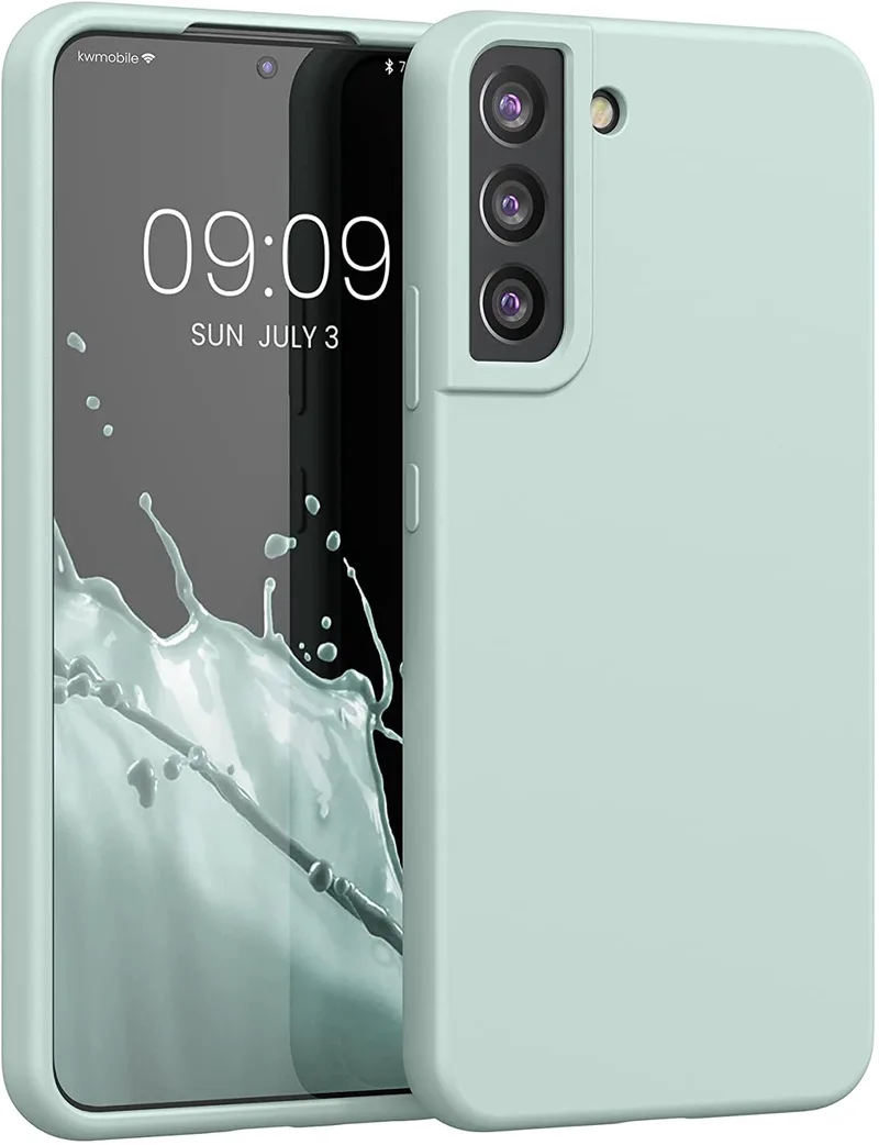 KWmobile Θήκη Σιλικόνης Samsung Galaxy S22 Plus 5G - Soft Flexible Rubber Cover - Cool Mint (56761.200)