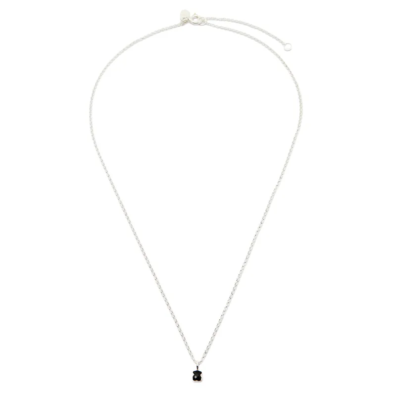 Κολιέ TOUS Mini Color Ag 1001938200 Ασημί