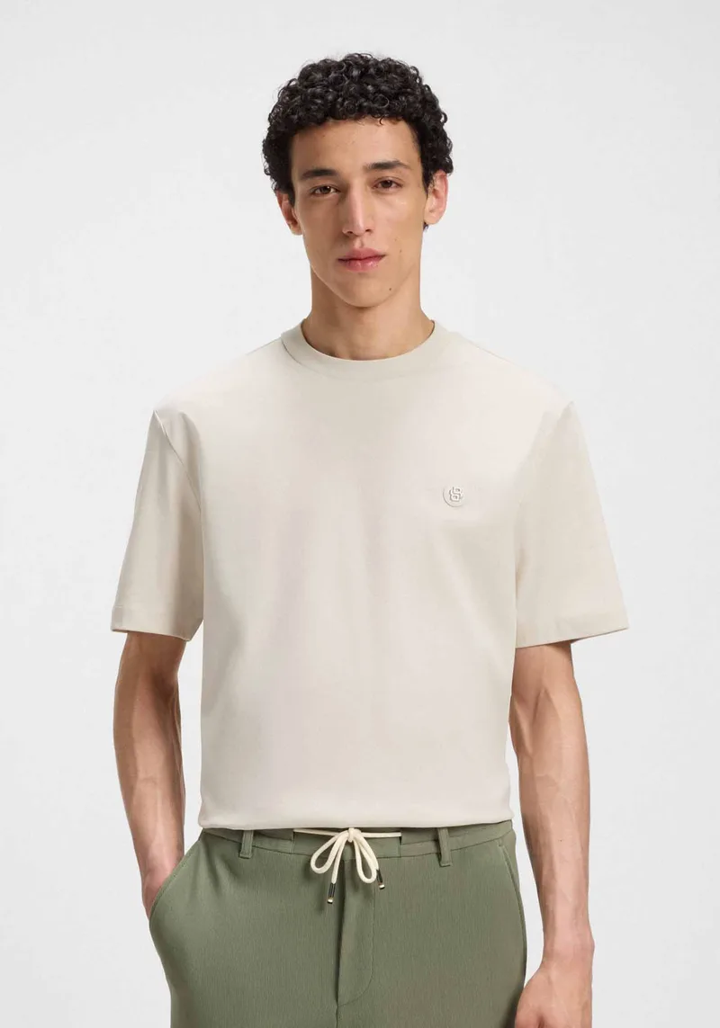 BOSS Κοντομάνικη T-shirt της σειράς C Taut 01 - 50520298 131 Open White