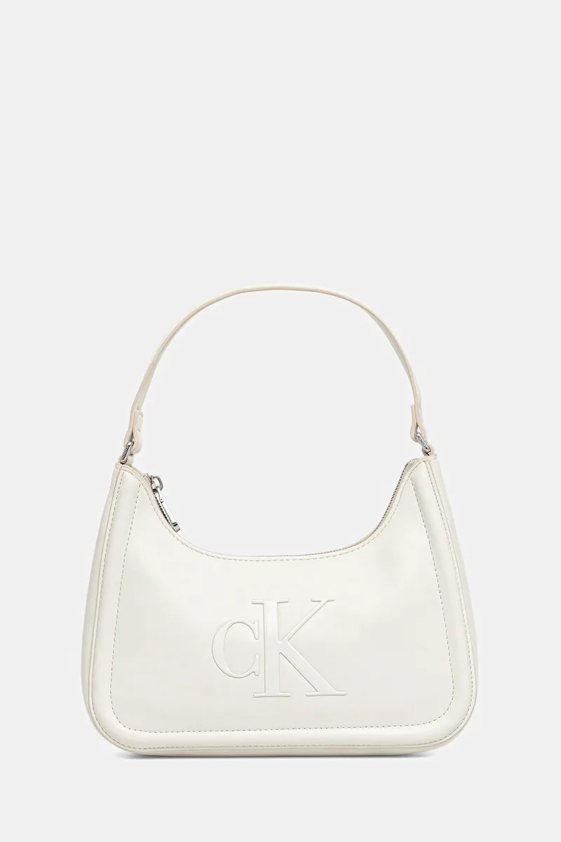 Calvin Klein τσαντάκι baguette γυναικείο από απομίμηση δέρματος