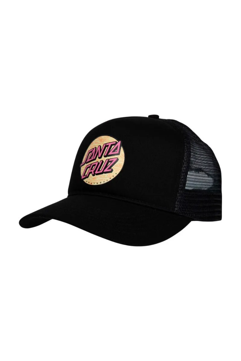 SANTA CRUZ Καπέλα Wagon Dot Meshback - ΜΑΥΡΟ-SCA-CAP-0518-BLACK