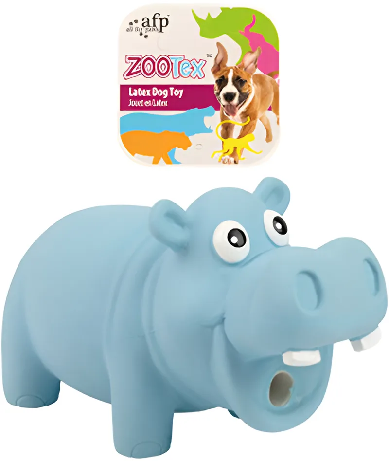 ΠΑΙΧΝΙΔΙ ΣΚΥΛΟΥ AFP ZOOTEX HECTOR THE HIPPO (16X5,5X7CM)