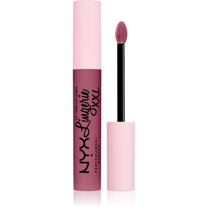 NYX Professional Makeup Lip Lingerie XXL Υγρό ματ κραγιόν απόχρωση 16 - Unlaced 4 ml