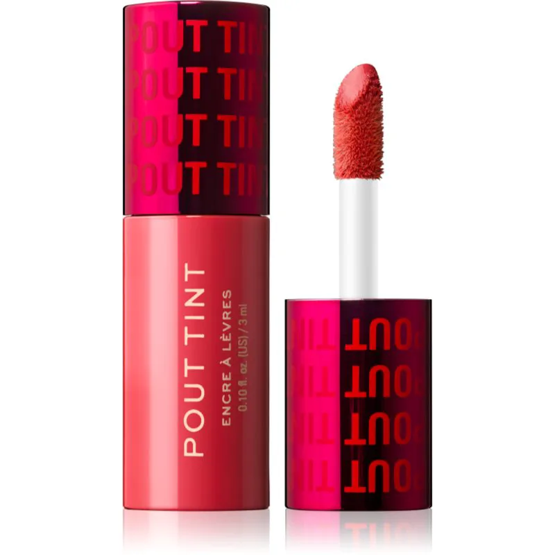 Revolution Pout Tint λιπ γκλος με ενυδατικό αποτέλεσμα απόχρωση Sweetie Coral 3 ml