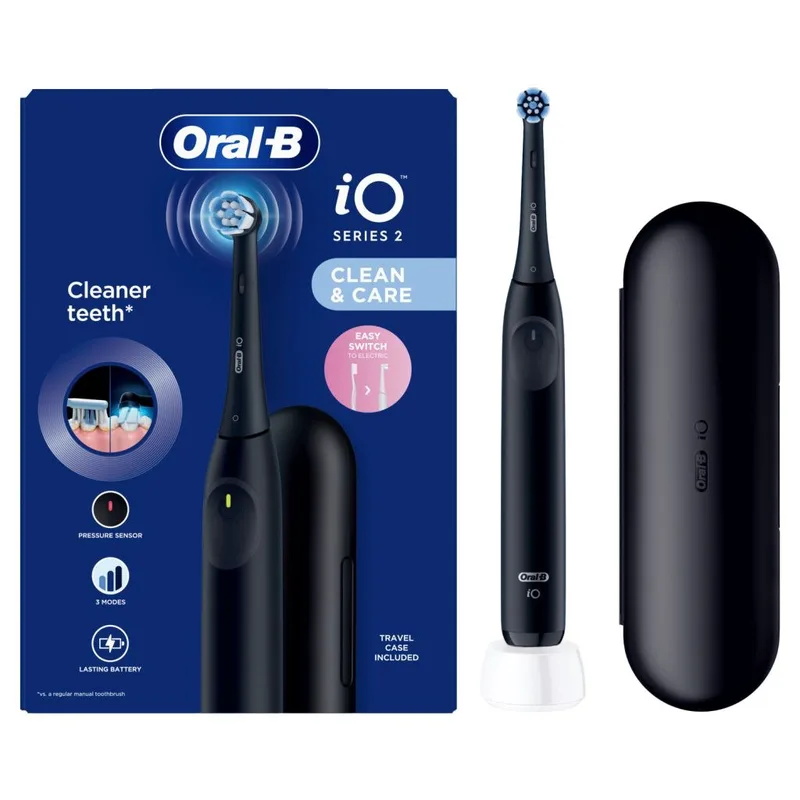 Oral-B iO Series 2 Ηλεκτρική Οδοντόβουρτσα Μαύρο Χρώμα