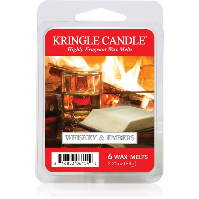 Kringle Candle Whiskey & Embers κερί για αρωματική λάμπα 64 γρ