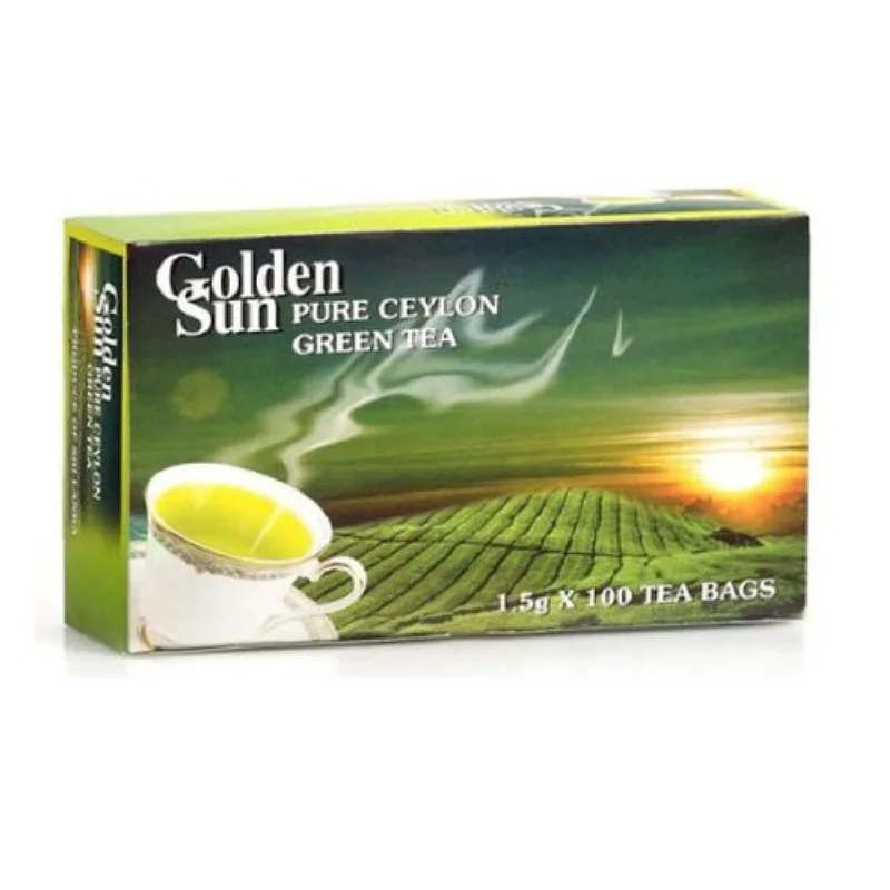 ΤΣΑΙ ΠΡΑΣΙΝΟ GOLDEN SUN ΦΑΚΕΛΑ 100ΤΜΧ