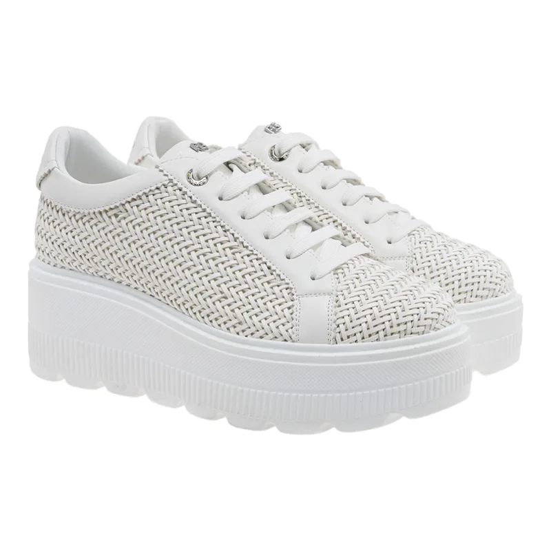 Renato Garini Γυναικεία Παπούτσια Sneakers 269-19R Λευκό Πλέκτο W119R269326M