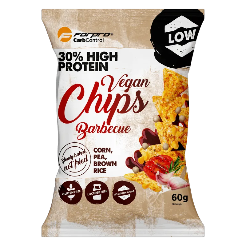 30% Vegan Protein Chips Barbecue -60g