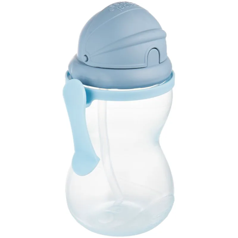 Canpol babies Sport Cup αθλητικό μπουκάλι με καλαμάκι Blue 12m+ 370 ml