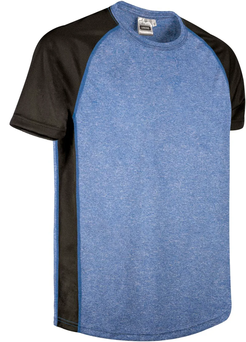 Τεχνικό T-Shirt LANDING Valento CAVALANYN Royal Blue Vigore-Black