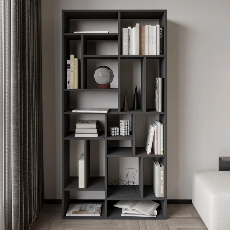 Βιβλιοθήκη Nicola - Anthracite 382Nrc1321 (90x180x30)