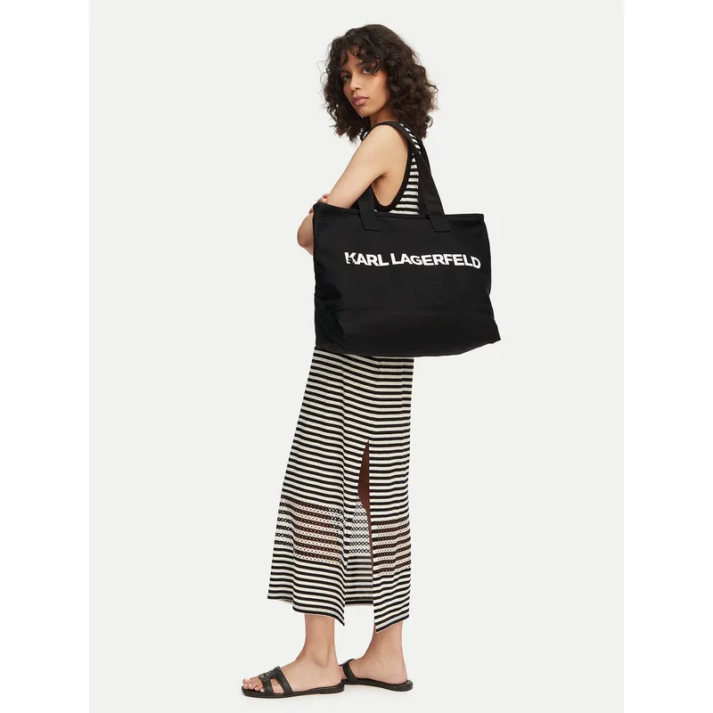 Τσάντα KARL LAGERFELD B2W50099 Μαύρο