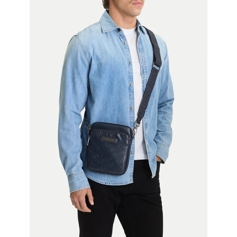 Τσαντάκι Guess Jeans CWBEO-GUESS-B-003-09 Σκούρο μπλε
