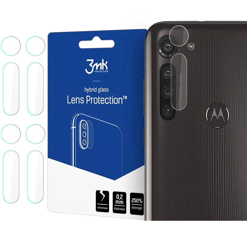 3MK Glass Camera Protector - Αντιχαρακτικό Προστατευτικό Γυαλί για Φακό Κάμερας Motorola Moto G8 Power - 4 τεμάχια (63026)