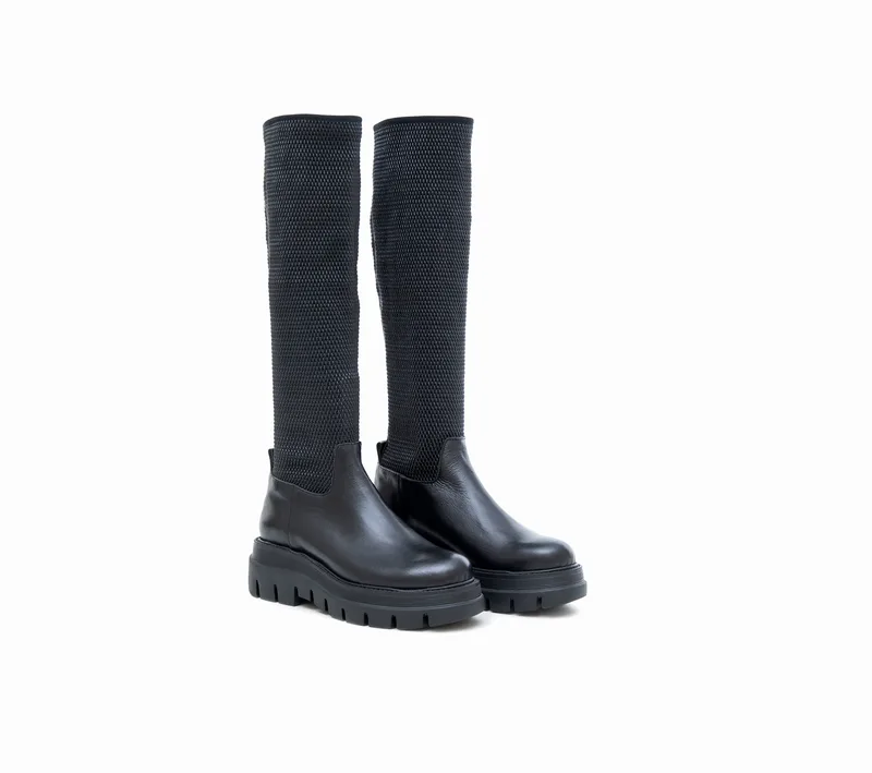 Δερμάτινες Μπότες Art 1FW24 Black