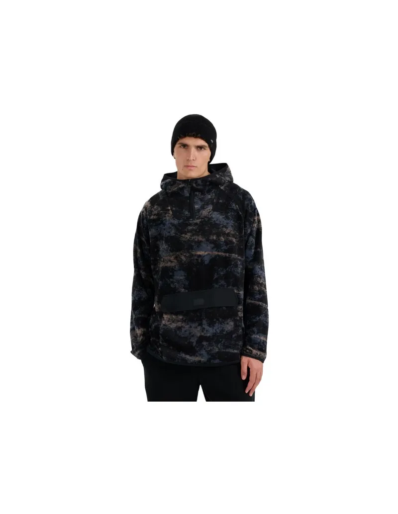 Men's fleece sweatshirt 4F M427 multicolor allover 4FWAW25TFLEM427 90A