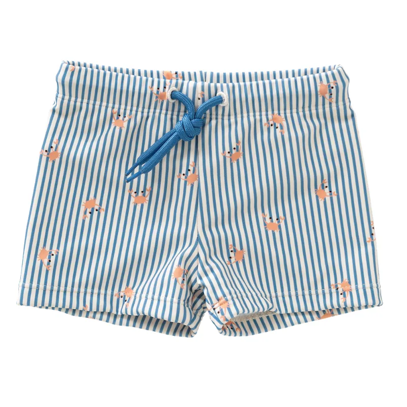 Σλιπ Μαγιό Fresk Stripes & Crabs Με Προστασία UV50