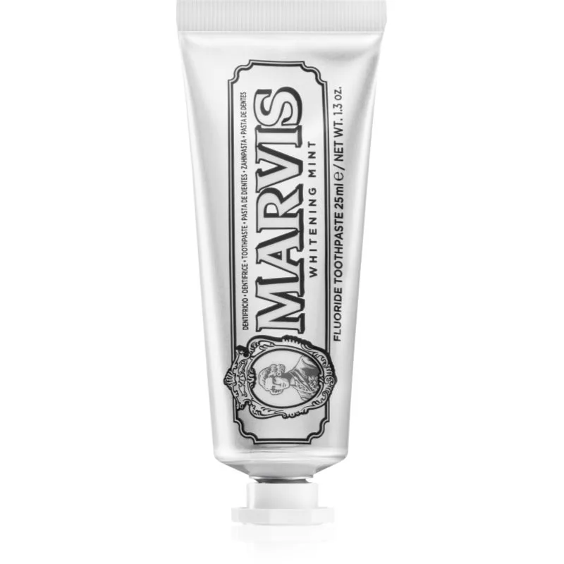Marvis Whitening Mint οδοντόκρεμα με λευκαντική δράση γεύση Mint 25 ml