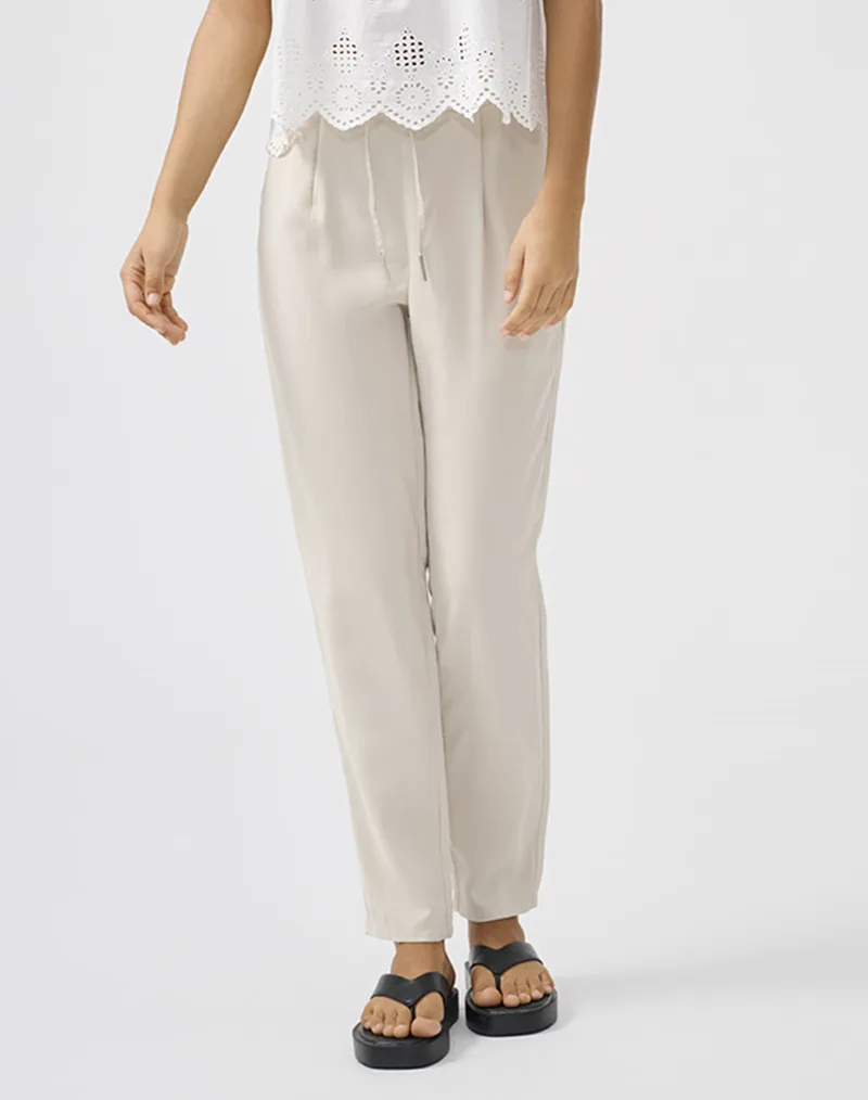 ONLY ONLPOPTRASH ARIS LIFE PANT WVN NOOS 15342873-Pumice Stone Biege