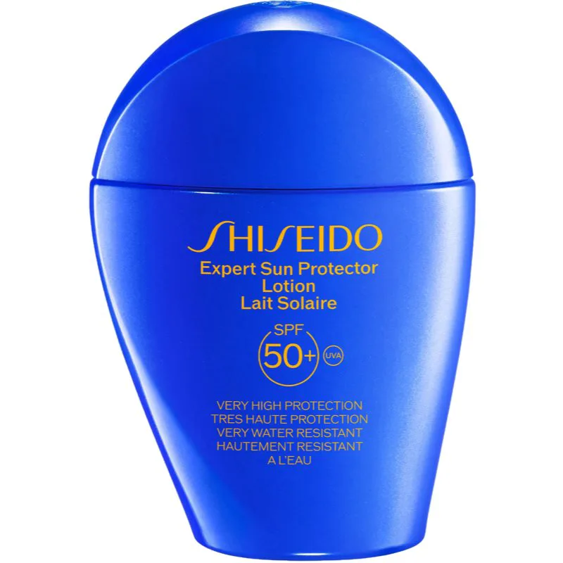 Shiseido Expert Sun Protector Lotion SPF 50+ αντηλιακό γάλα για πρόσωπο και σώμα SPF 50+ 50 ml