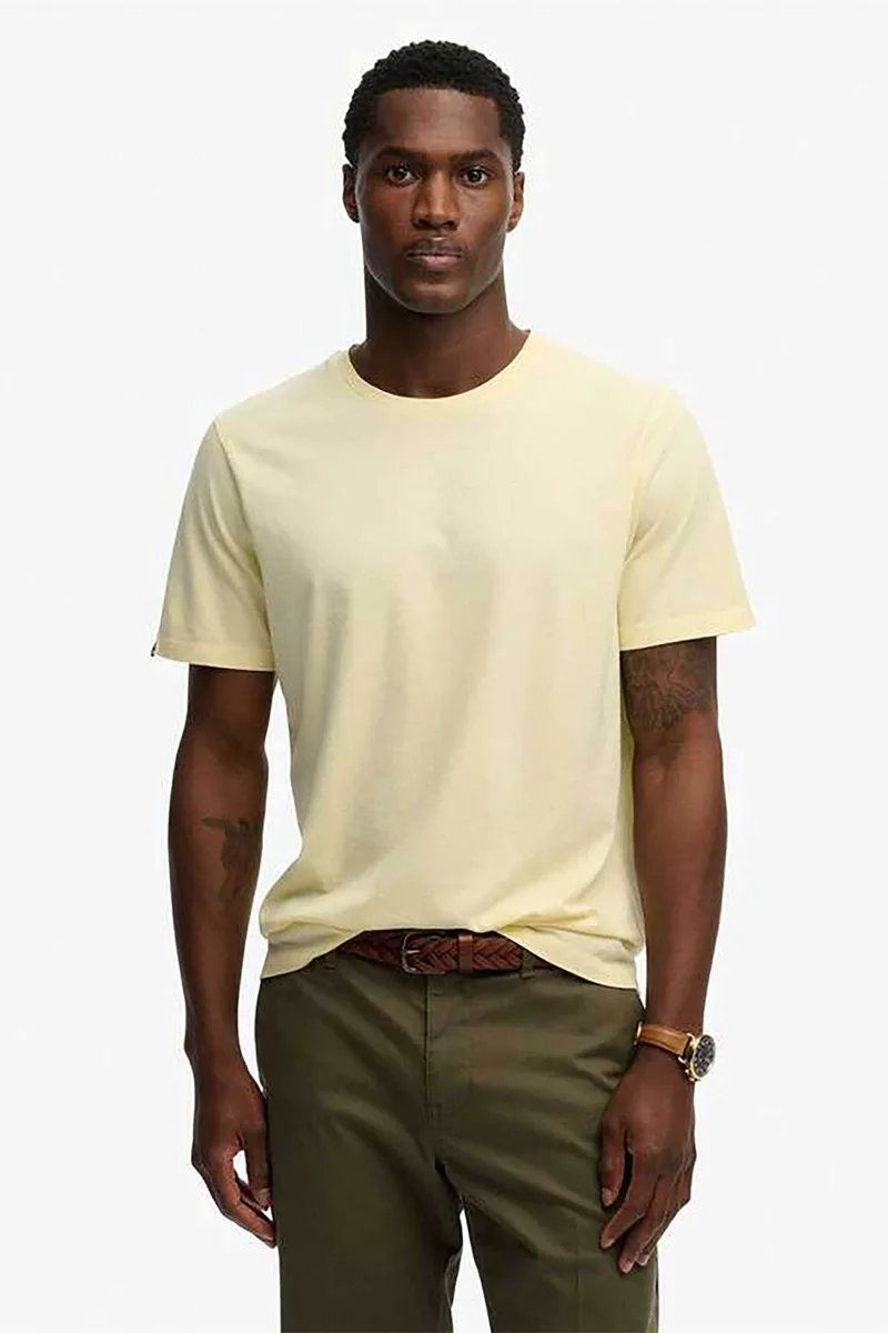 Superdry ανδρικό T-shirt "Classic Essential" - M1012226A Κίτρινο