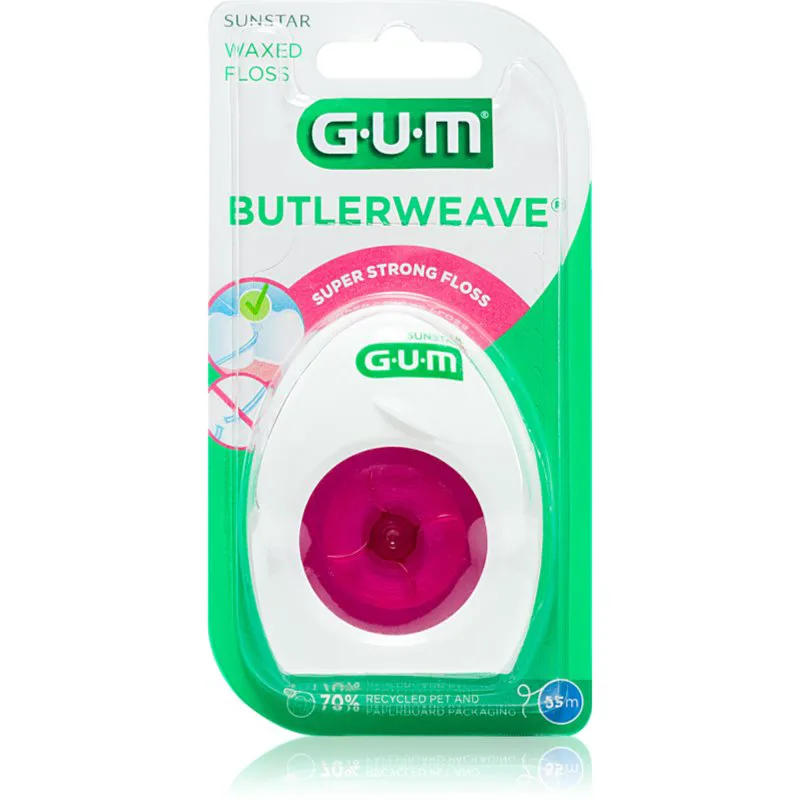 G.U.M Butlerweave κέρινο οδοντικό νήμα 55 μ