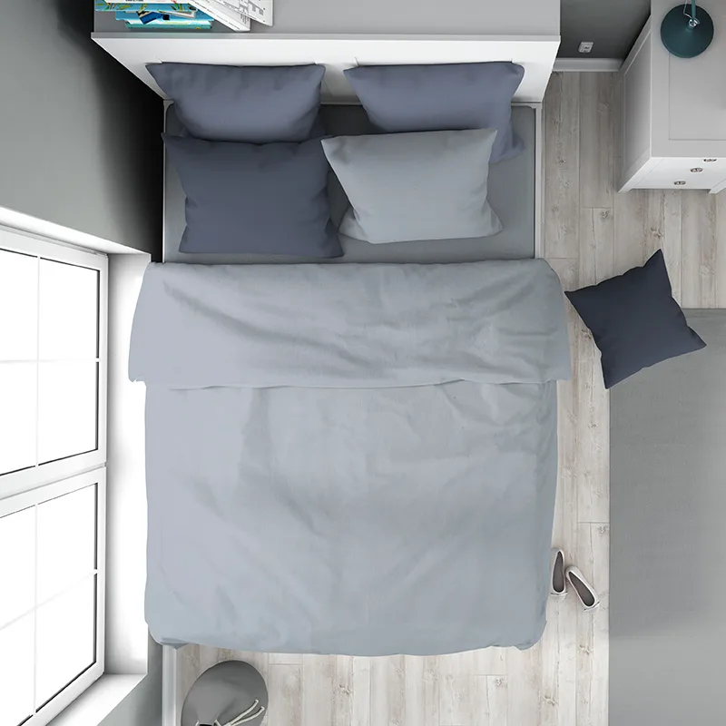 Παπλωματοθήκη Μεμονωμένη Μονή 160X240 Dimcol Solid 505 (160x240)