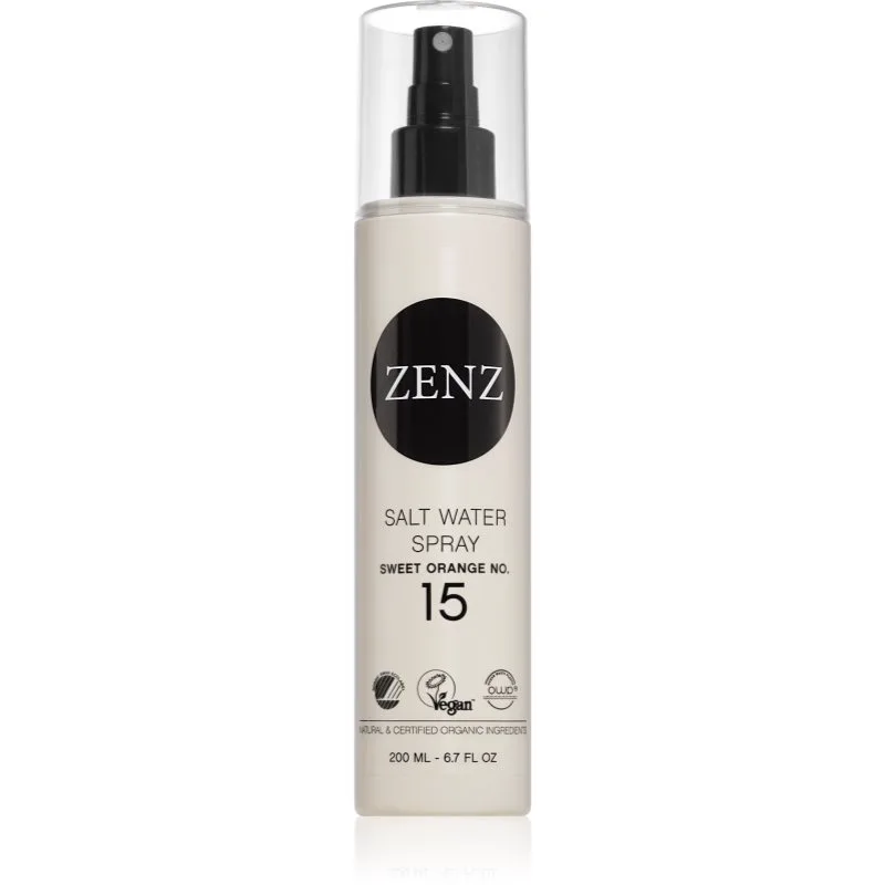 ZENZ Organic Sweet Πορτοκαλί No. 15 αλμυρό σπρέι για τα μαλλιά 200 ml