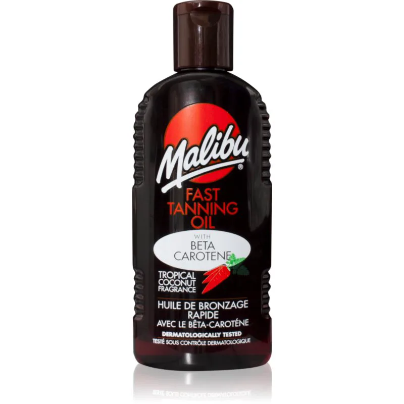 Malibu Fast Tanning Oil προϊόν για επιτάχυνση και παράταση του μαυρίσματος 200 ml