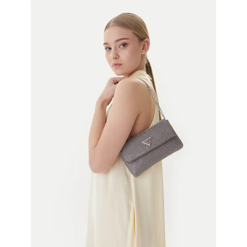 Τσάντα Guess HWRY93 50700 Ασημί