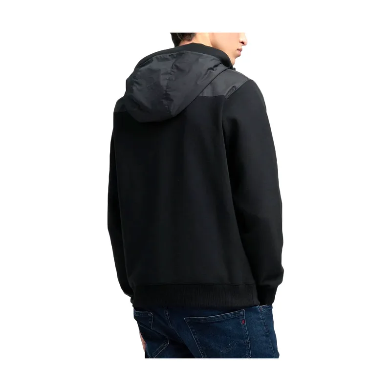 Φούτερ Replay TECHNICAL FLEECE 1/4 ZIP HOODIE MEN