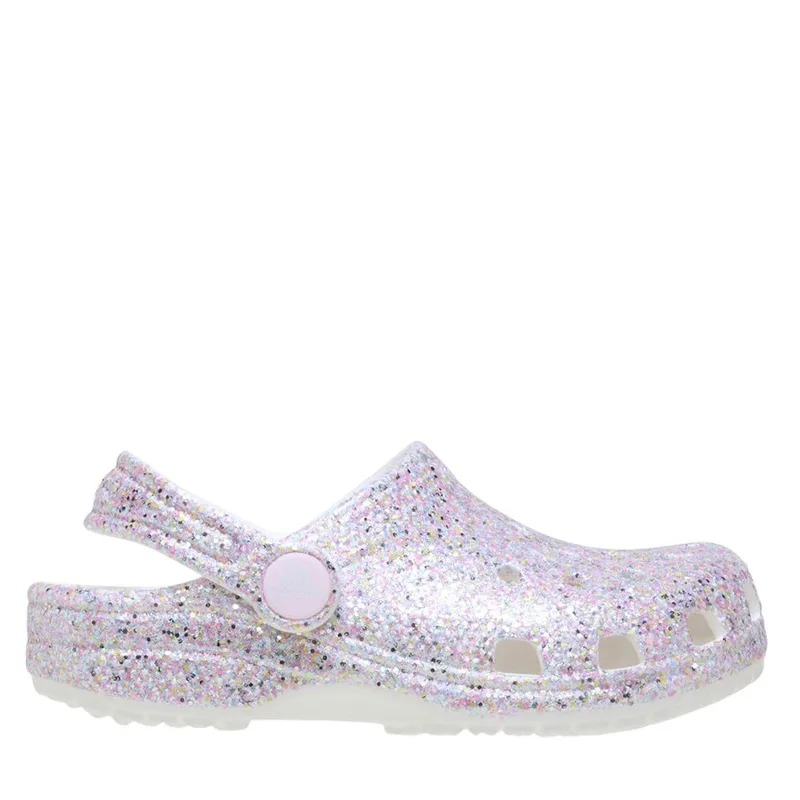 CROCS Classic Glitter 19-28 - Λευκό