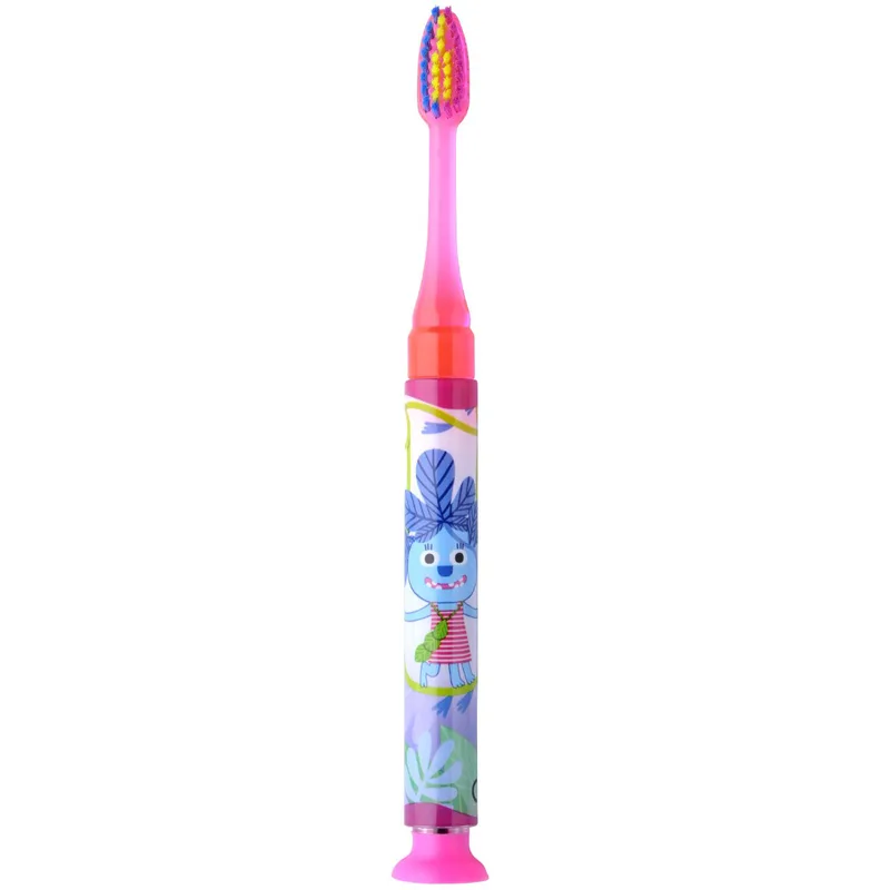 Gum Light-Up Junior 6+ Soft Toothbrush with Timer Light Παιδική Μαλακή Οδοντόβουρτσα με Φωτεινή Ένδειξη 1 Τεμάχιο - Ροζ