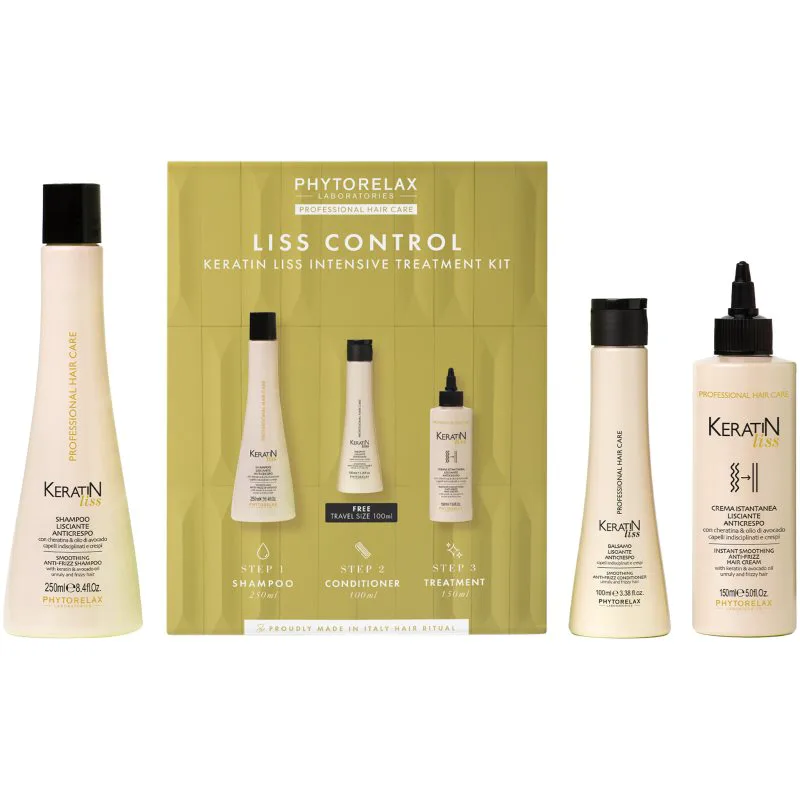 Phytorelax Laboratories Keratin Liss σετ δώρου για ατίθασα και κρεπαρισμένα μαλλιά