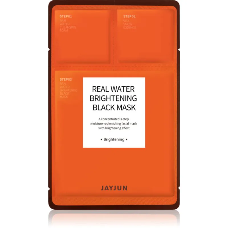 Jayjun Real Water Brightening υφασμάτινη μάσκα ενυδάτωσης για λαμπρή επιδερμίδα 1 τμχ