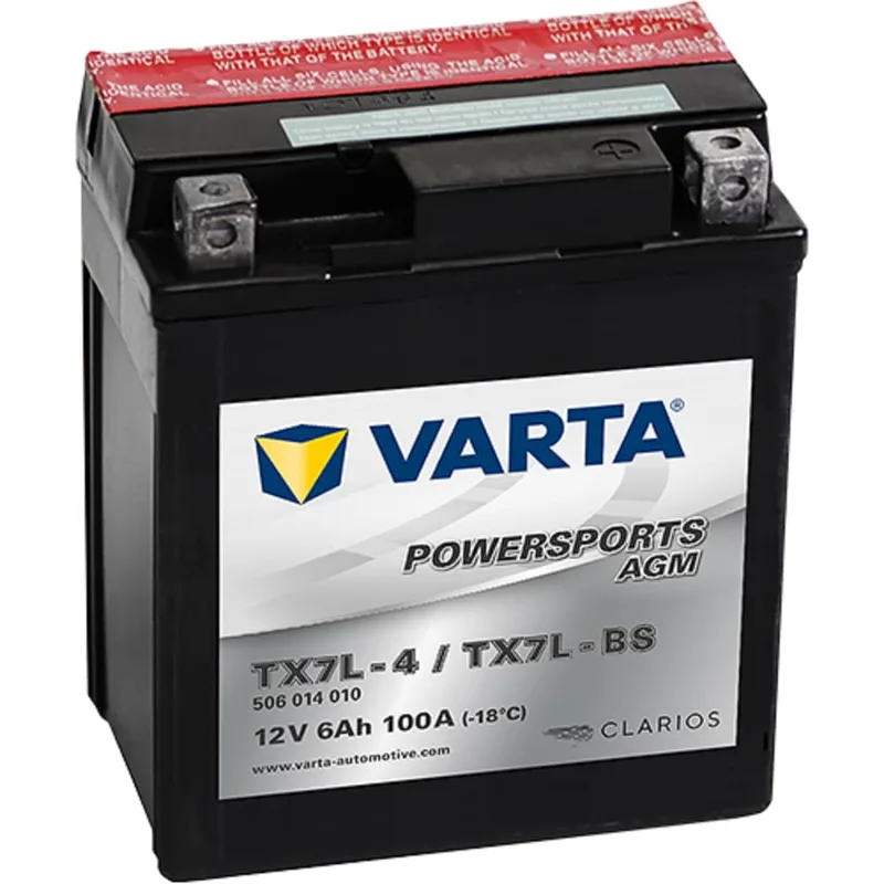 Μπαταρία Μοτοσυκλέτας VARTA TX7L-BS 12V 6Ah