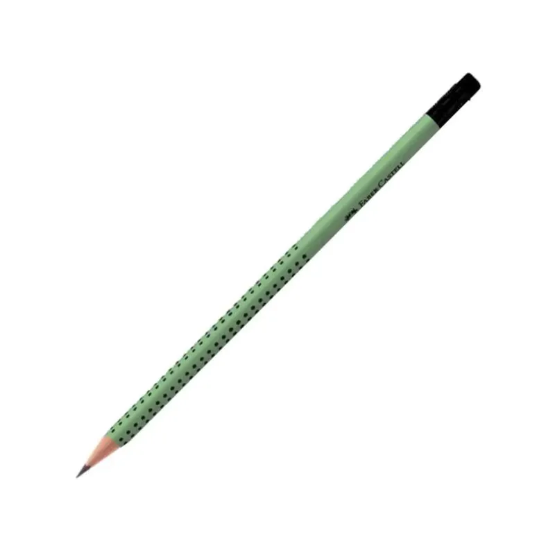 Μολύβι με Γόμα Faber Castell Grip 2001 Olive Green 156096