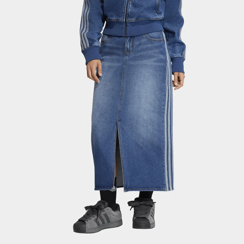 adidas Originals 3-Stripes Pencil Denim Γυναικεία Φούστα (9000266491_3660)